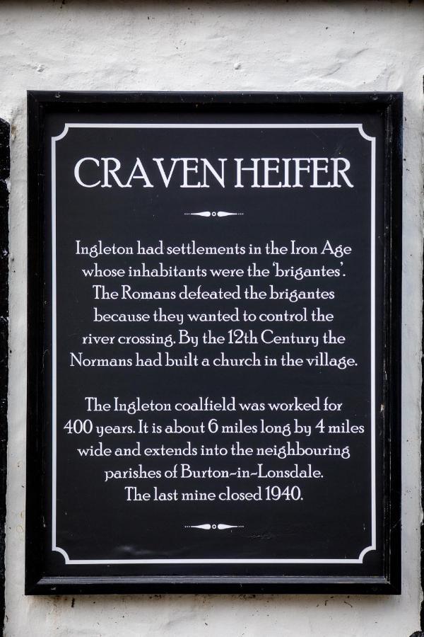 Craven Heifer Ingleton Hotel Ingleton  Eksteriør billede